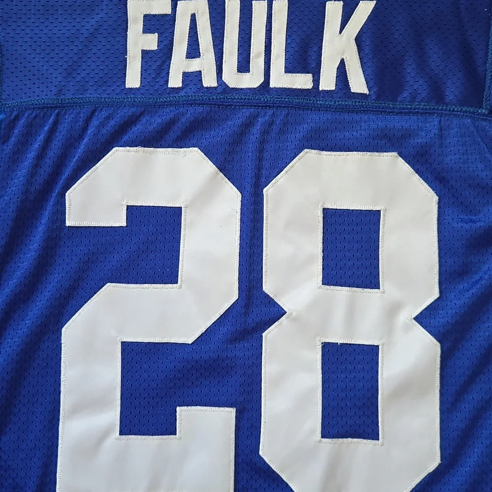 1995 Marshall Faulk Indianapolis Colts Wilson Authentic NFL Jersey - Picture 8 of 9